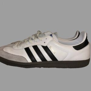 Adidas Samba White and Black